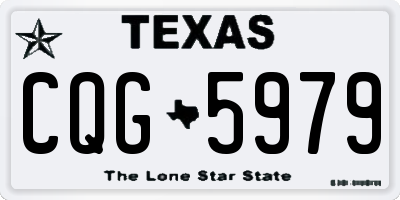 TX license plate CQG5979