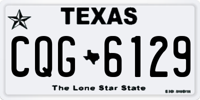 TX license plate CQG6129