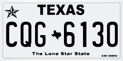 TX license plate CQG6130