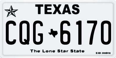 TX license plate CQG6170