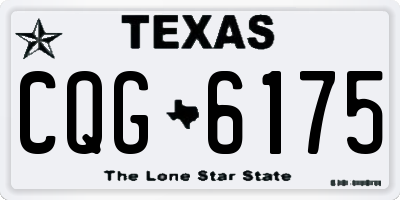 TX license plate CQG6175
