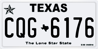 TX license plate CQG6176