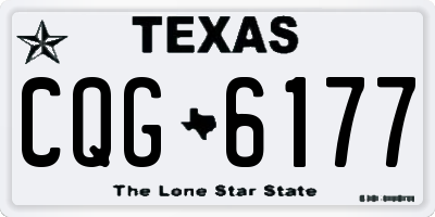 TX license plate CQG6177