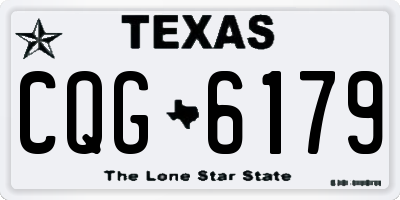 TX license plate CQG6179