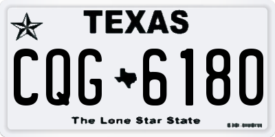 TX license plate CQG6180