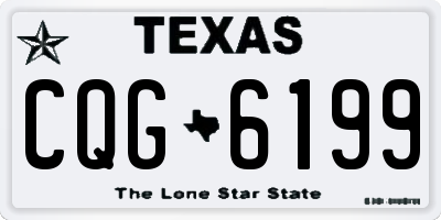TX license plate CQG6199