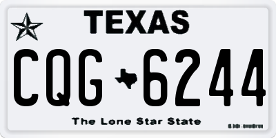 TX license plate CQG6244