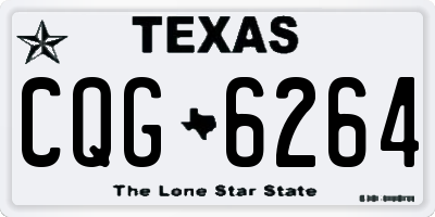 TX license plate CQG6264