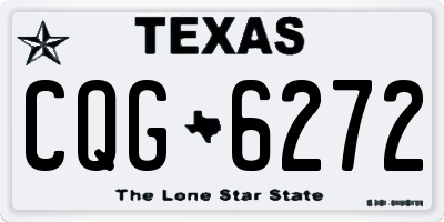 TX license plate CQG6272
