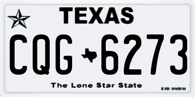 TX license plate CQG6273