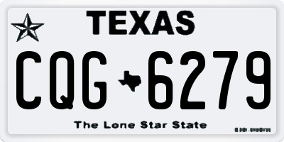 TX license plate CQG6279