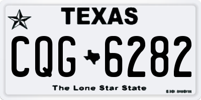 TX license plate CQG6282