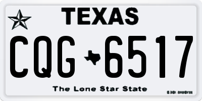 TX license plate CQG6517