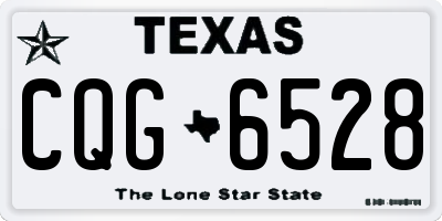 TX license plate CQG6528