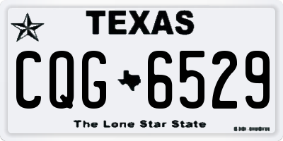 TX license plate CQG6529