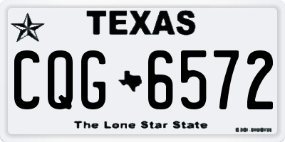 TX license plate CQG6572