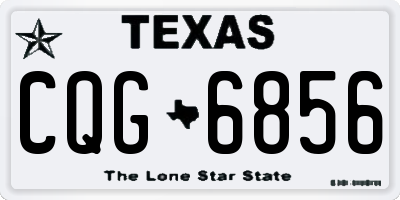TX license plate CQG6856