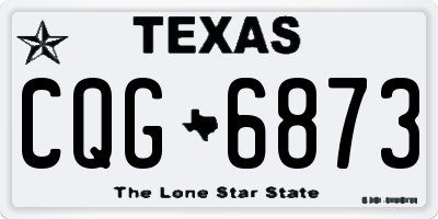 TX license plate CQG6873