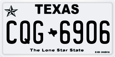 TX license plate CQG6906