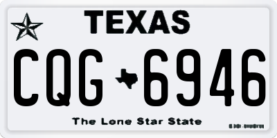 TX license plate CQG6946