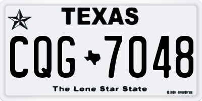 TX license plate CQG7048