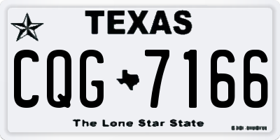 TX license plate CQG7166