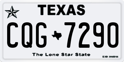 TX license plate CQG7290