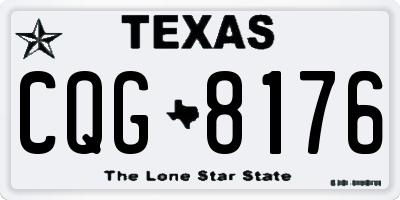 TX license plate CQG8176