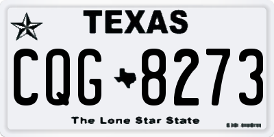 TX license plate CQG8273