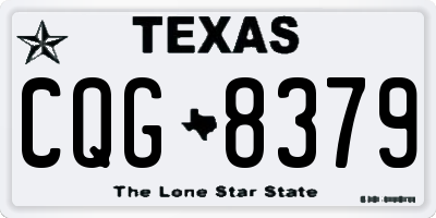 TX license plate CQG8379