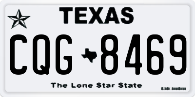 TX license plate CQG8469