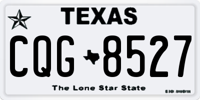 TX license plate CQG8527