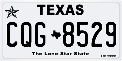 TX license plate CQG8529