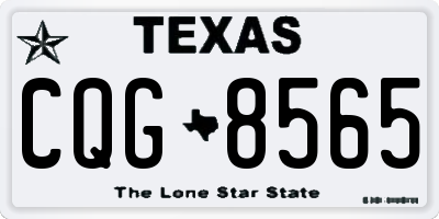 TX license plate CQG8565