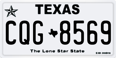TX license plate CQG8569