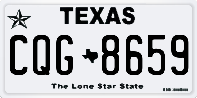 TX license plate CQG8659