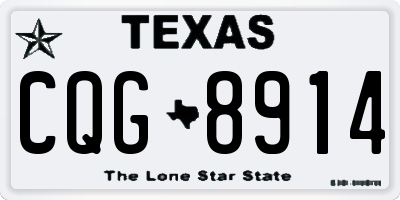 TX license plate CQG8914