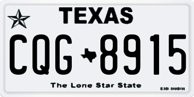 TX license plate CQG8915