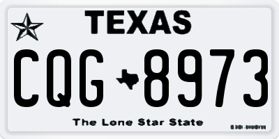 TX license plate CQG8973