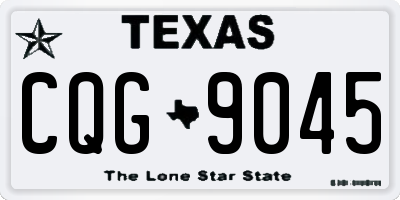 TX license plate CQG9045