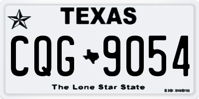 TX license plate CQG9054