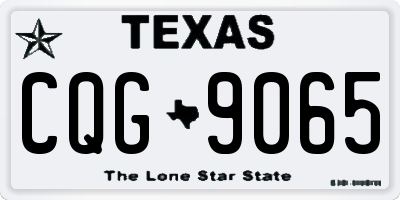 TX license plate CQG9065