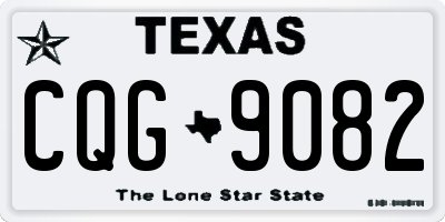 TX license plate CQG9082