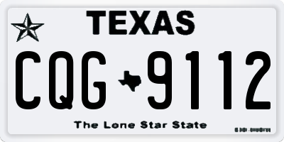 TX license plate CQG9112
