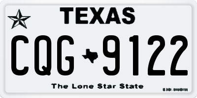 TX license plate CQG9122