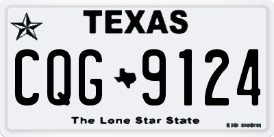 TX license plate CQG9124