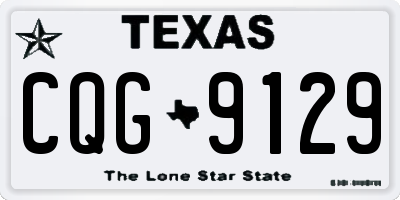 TX license plate CQG9129