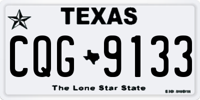 TX license plate CQG9133
