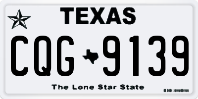 TX license plate CQG9139