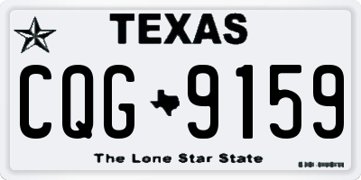 TX license plate CQG9159